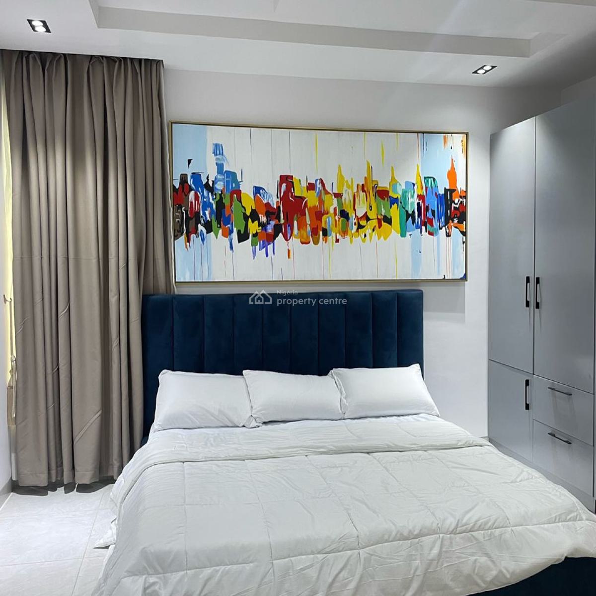1 Bedroom Apartment with Balcony, Ikoyi, Lagos, Flat / Apartment Short Let