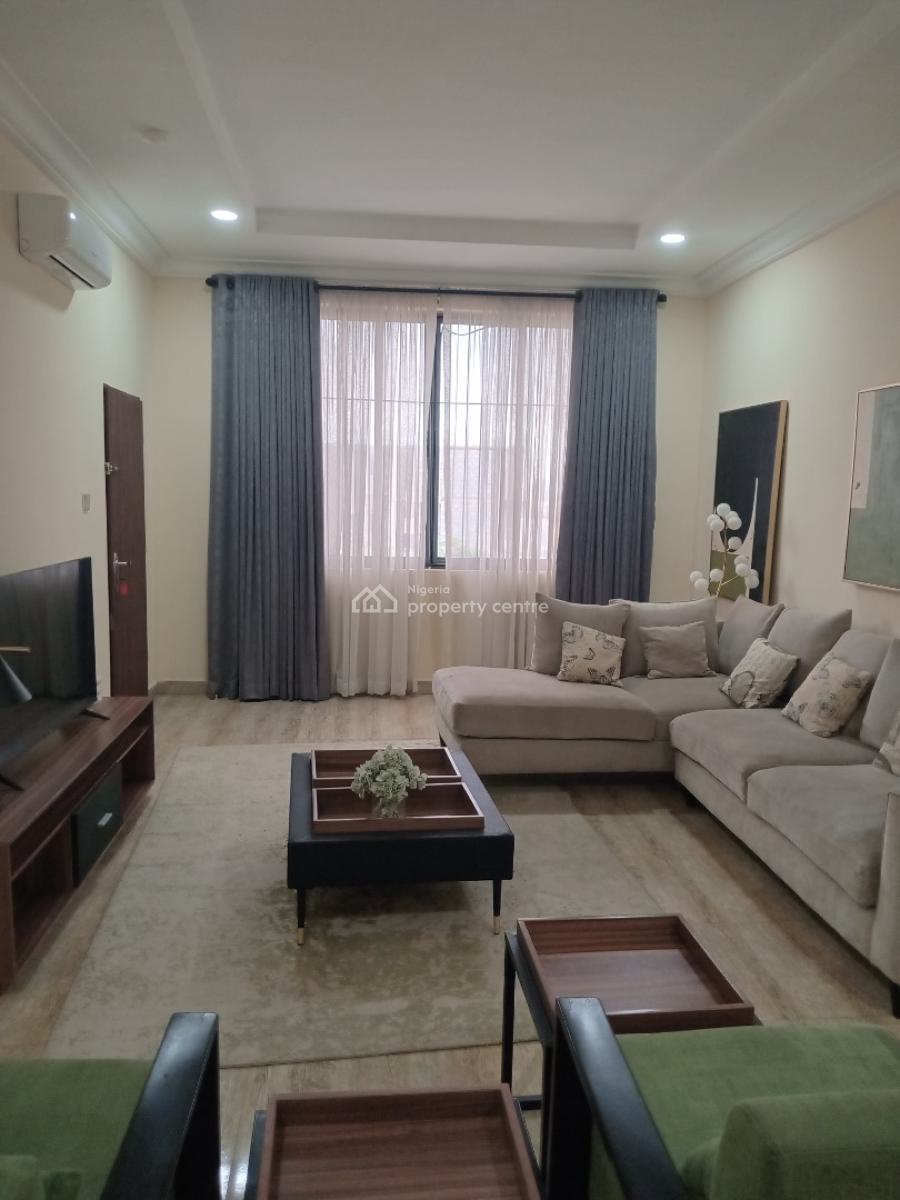 a Very Good Furnished & Serviced 2 Bedroom Flat + 1 Bq, After Coza Church, Guzape District, Abuja, Flat / Apartment for Rent