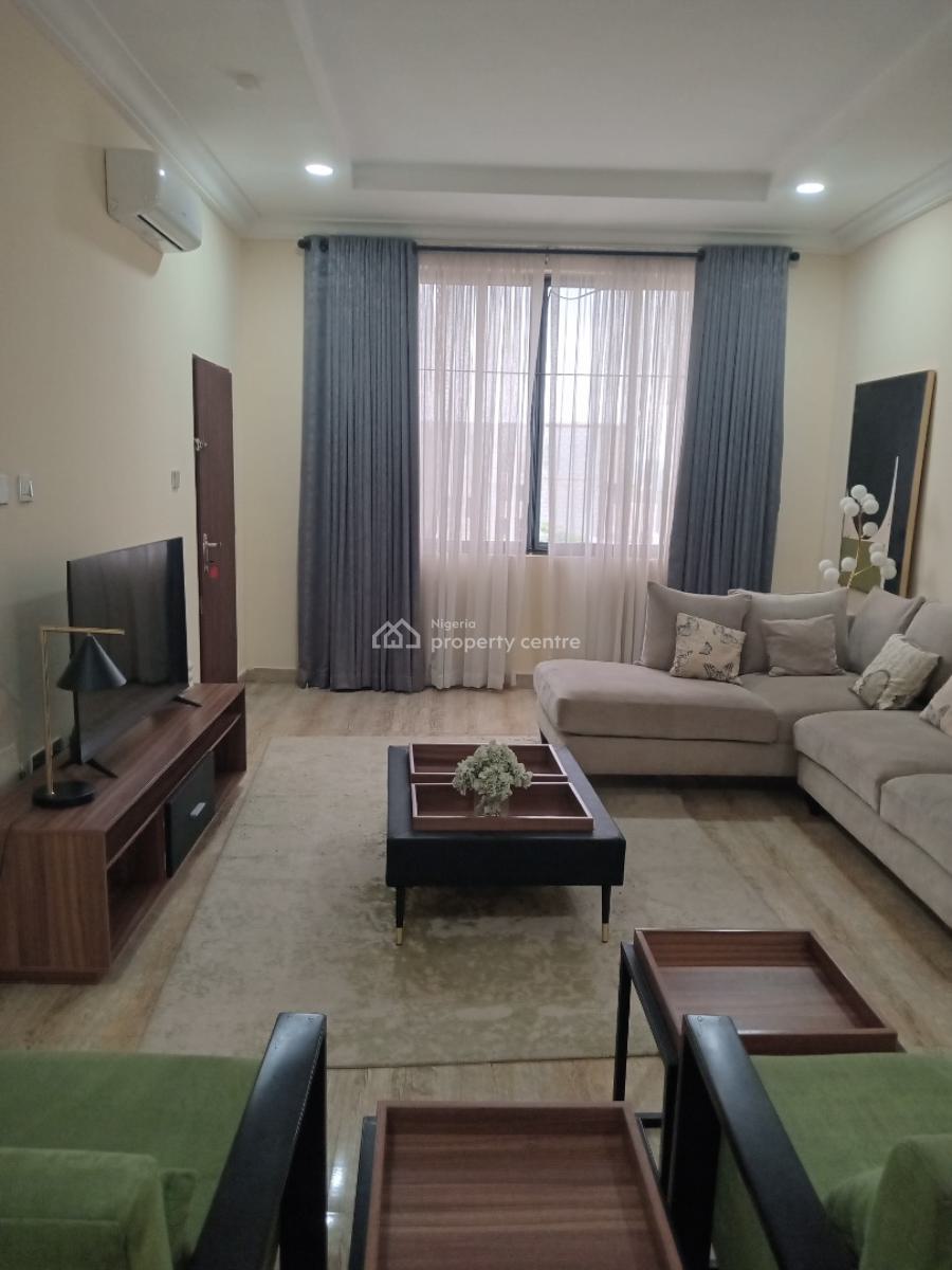 a Very Good Furnished & Serviced 2 Bedroom Flat + 1 Bq, After Coza Church, Guzape District, Abuja, Flat / Apartment for Rent