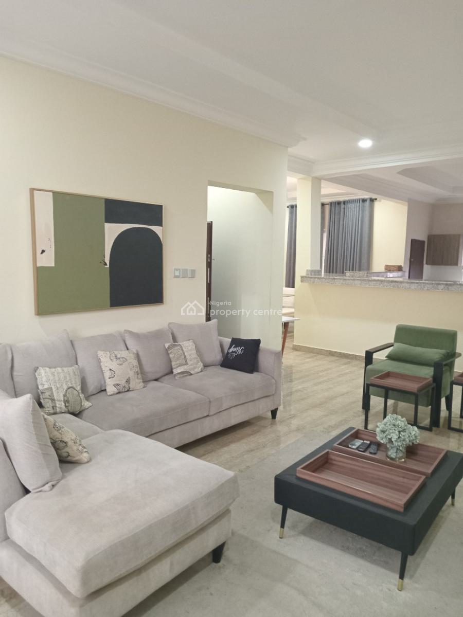 a Very Good Furnished & Serviced 2 Bedroom Flat + 1 Bq, After Coza Church, Guzape District, Abuja, Flat / Apartment for Rent