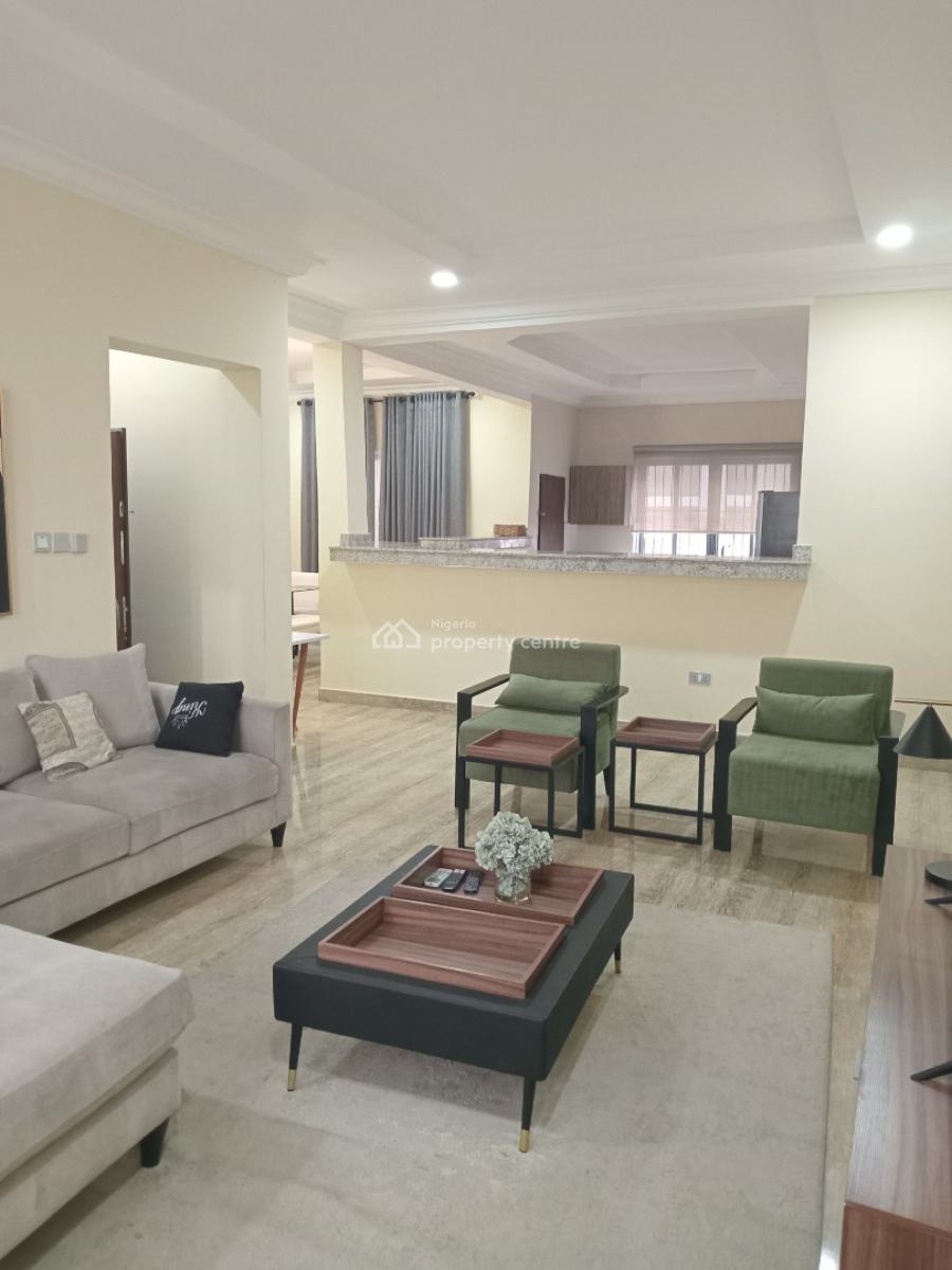a Very Good Furnished & Serviced 2 Bedroom Flat + 1 Bq, After Coza Church, Guzape District, Abuja, Flat / Apartment for Rent