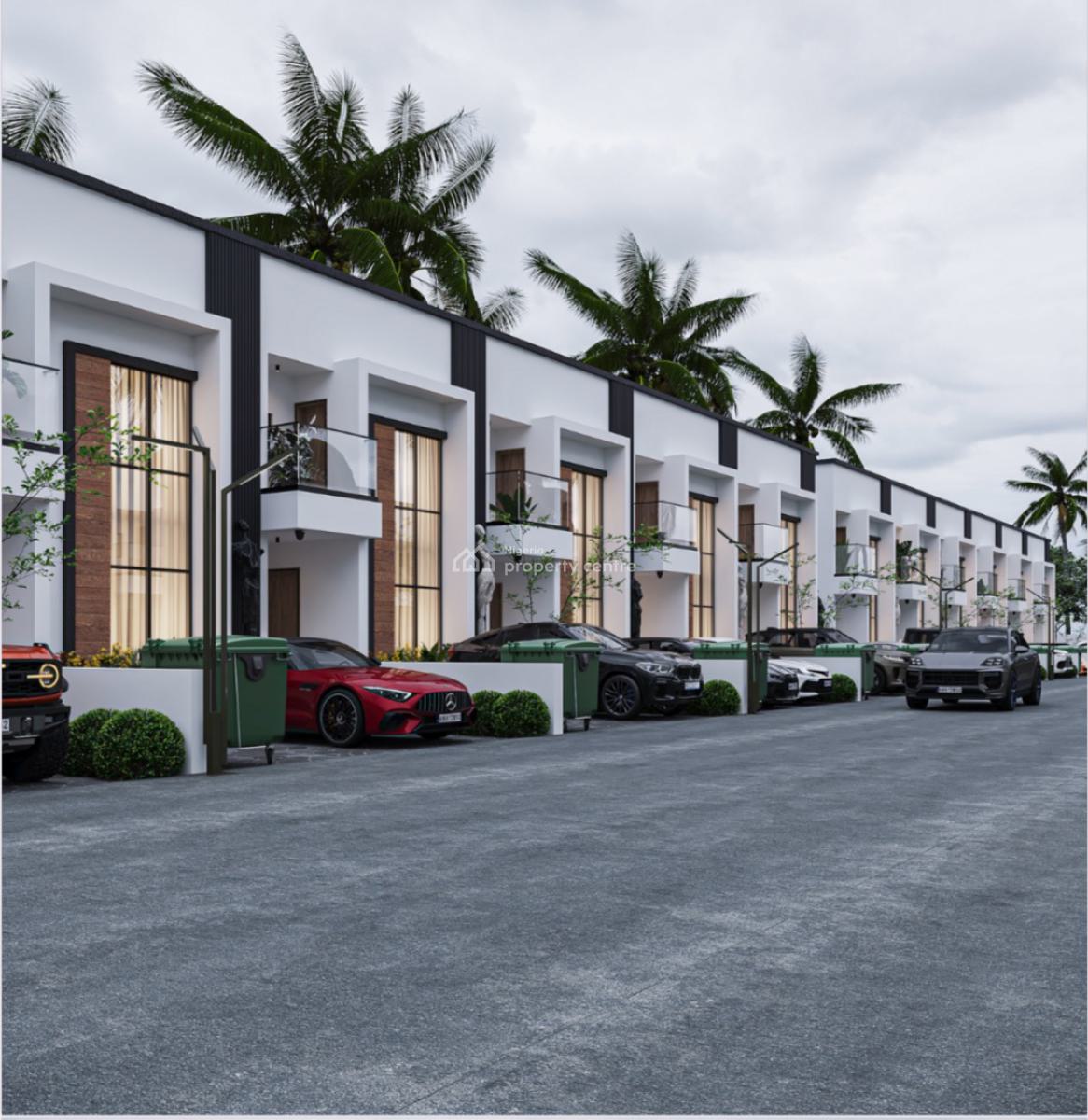 3 Bedroom Terraced Duplex, Off Lekki - Epe Expressway, Eleko, Ibeju Lekki, Lagos, Terraced Duplex for Sale