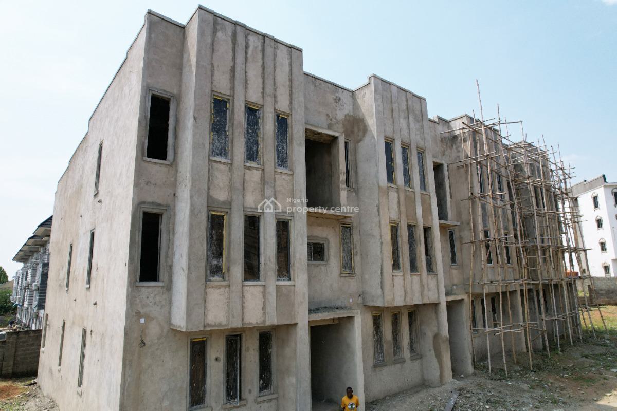 Five-bedroom Terrace Duplex with a Maids Room, Opposite Nizamiye Turkish Hospital, Life Camp, Abuja, Terraced Duplex for Sale