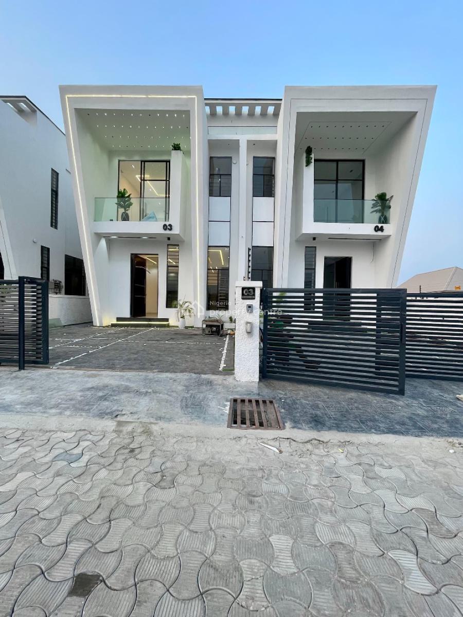 Uniquely Built 4 Bedroom Semi Detached Duplex with Bq, Ikate, Lekki, Lagos, Semi-detached Duplex for Sale