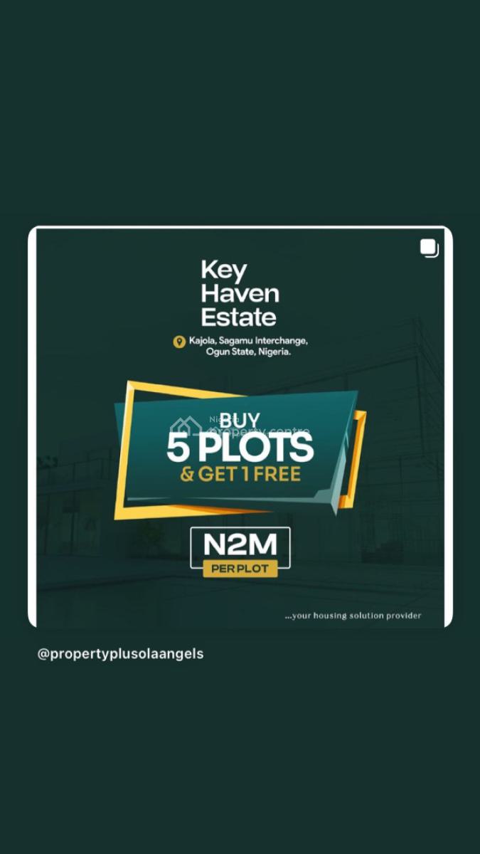Land, Keyhaven City, Sagamu Interchange, Km 46, Ogun, Residential Land for Sale