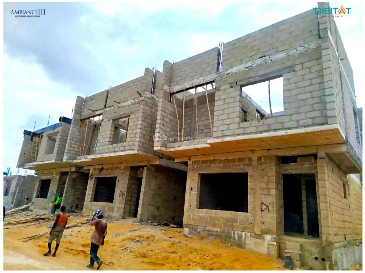 2 Bedroom Duplex with Bq on 12 Months Payment Plan, The Ambiance Iii Smart Homes, Behind The Lagos Business School, Ajiwe, Ajah, Lagos, House for Sale