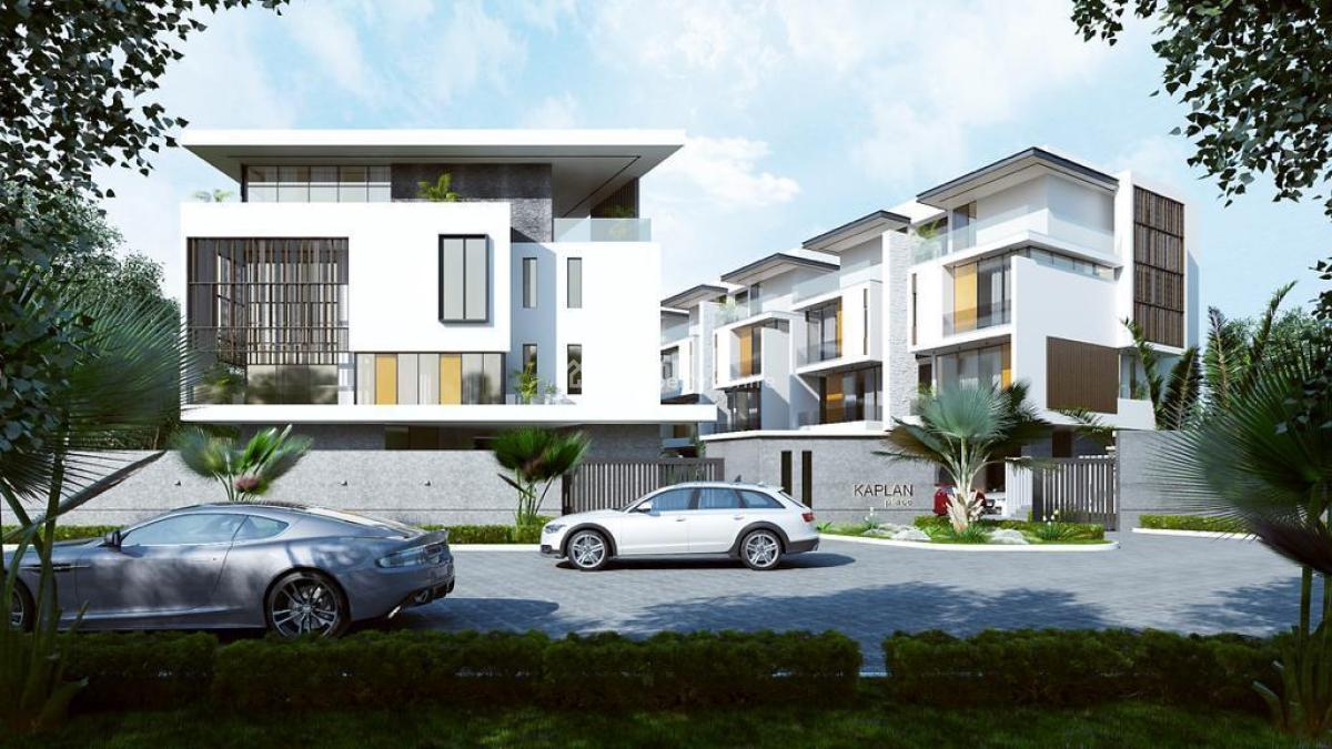 New Built 5-bed Terrace on 3 Flrs +bq with Elevator, Cinema, Spool&gym, Banana Island, Ikoyi, Lagos, Terraced Duplex for Sale