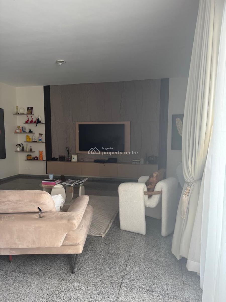 Oceanview Partly Furnished 3 Bedrooms Luxury Apartment with Bq, Banana Island, Ikoyi, Lagos, Flat / Apartment for Rent