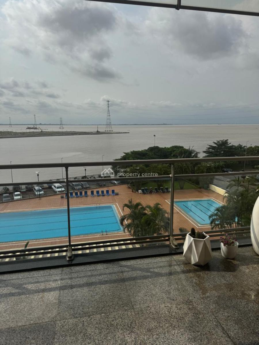 Oceanview Partly Furnished 3 Bedrooms Luxury Apartment with Bq, Banana Island, Ikoyi, Lagos, Flat / Apartment for Rent