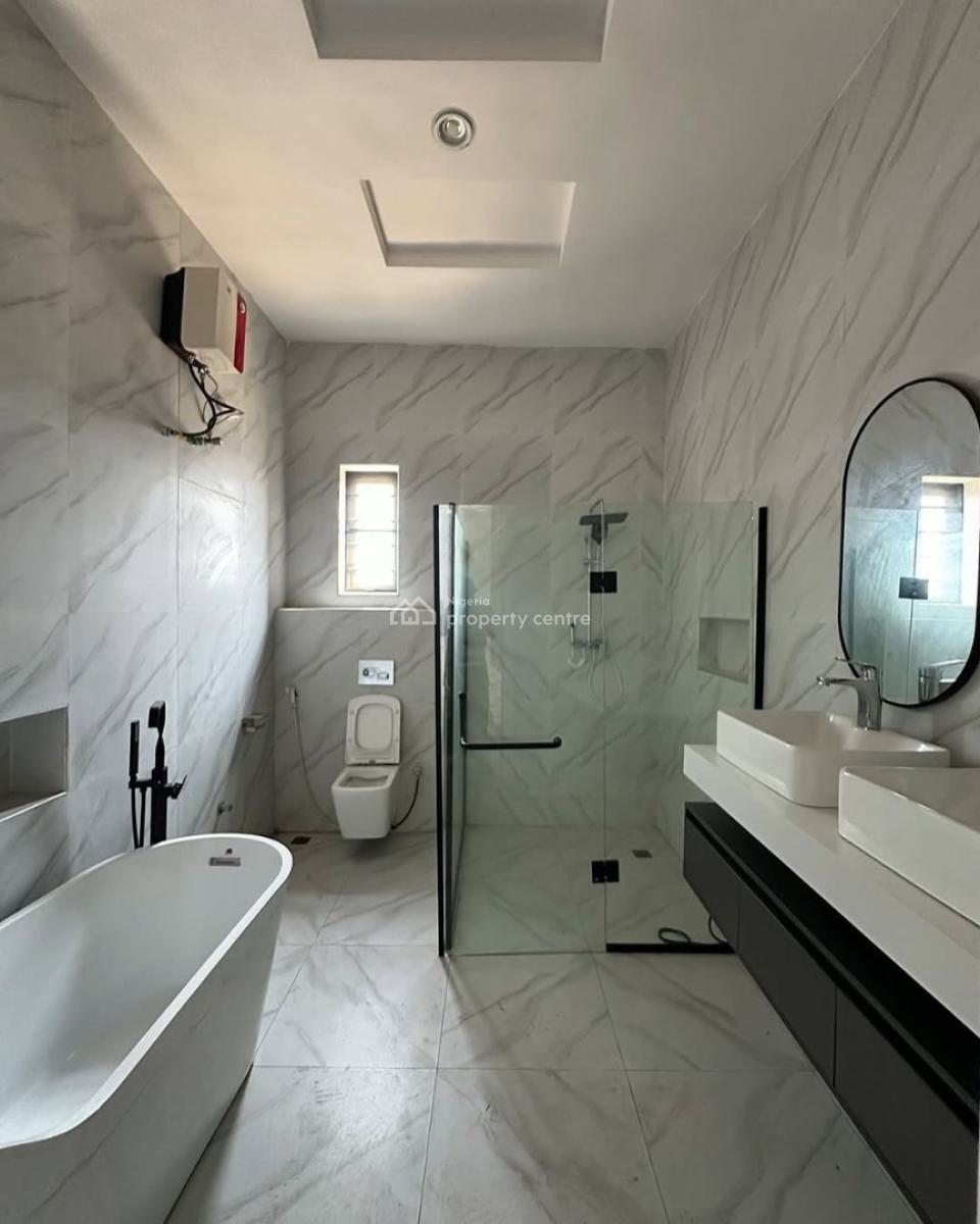 5 Bedroom Fully Detached Duplex with Pool and Bq, Chevron, Lekki, Lagos, Detached Duplex for Rent