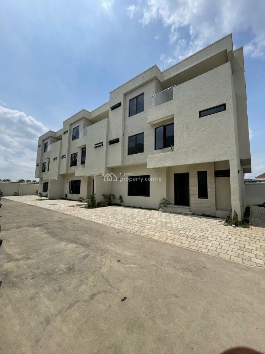 Newly Built 5 Bedrooms Terraced Duplex with Bq, Jahi, Abuja, House for Sale