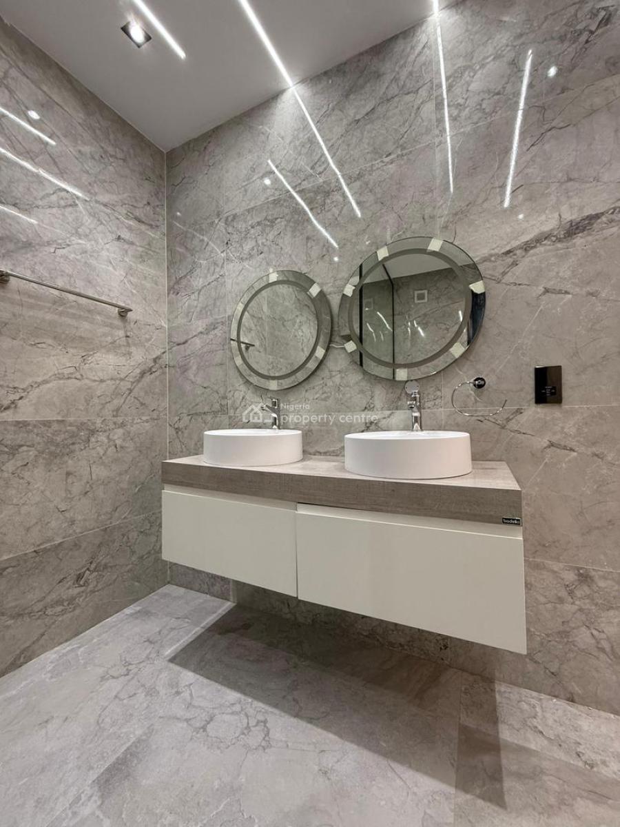 Contemporary  Designed 5 Bedroom Fully Detached Duplex with Bq, Cowrie Creek Estate, Lekki, Lagos, Detached Duplex for Sale