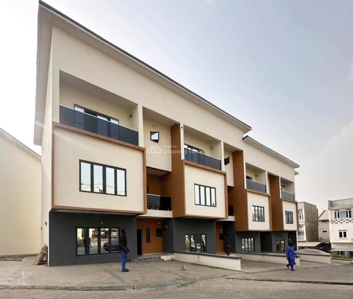 Luxury 4 Bedrooms Terrace Duplex with Bq, Wuye, Abuja, Terraced Duplex for Sale