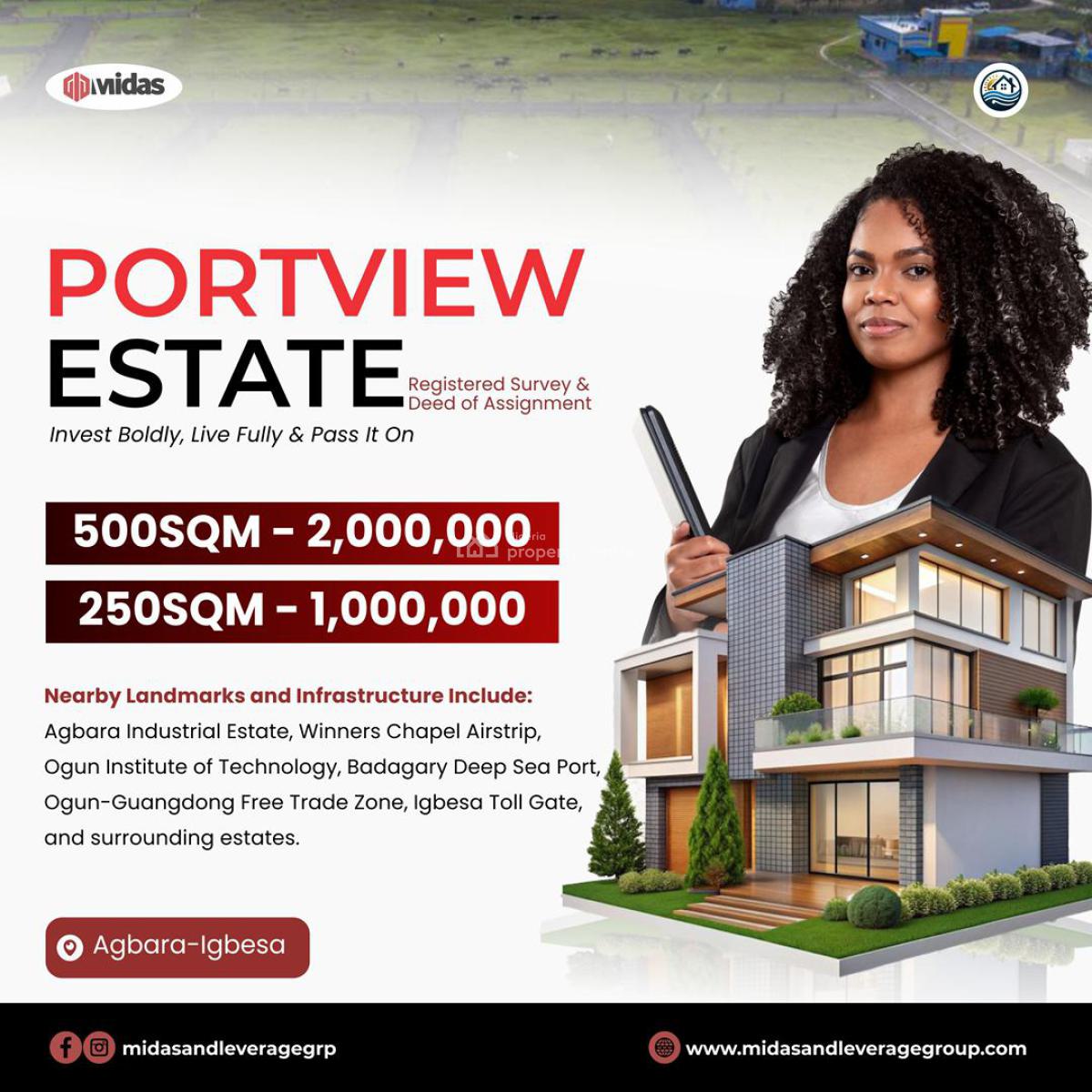 500 Sqm Land, Agbara, Agbara-igbesa, Lagos, Mixed-use Land for Sale