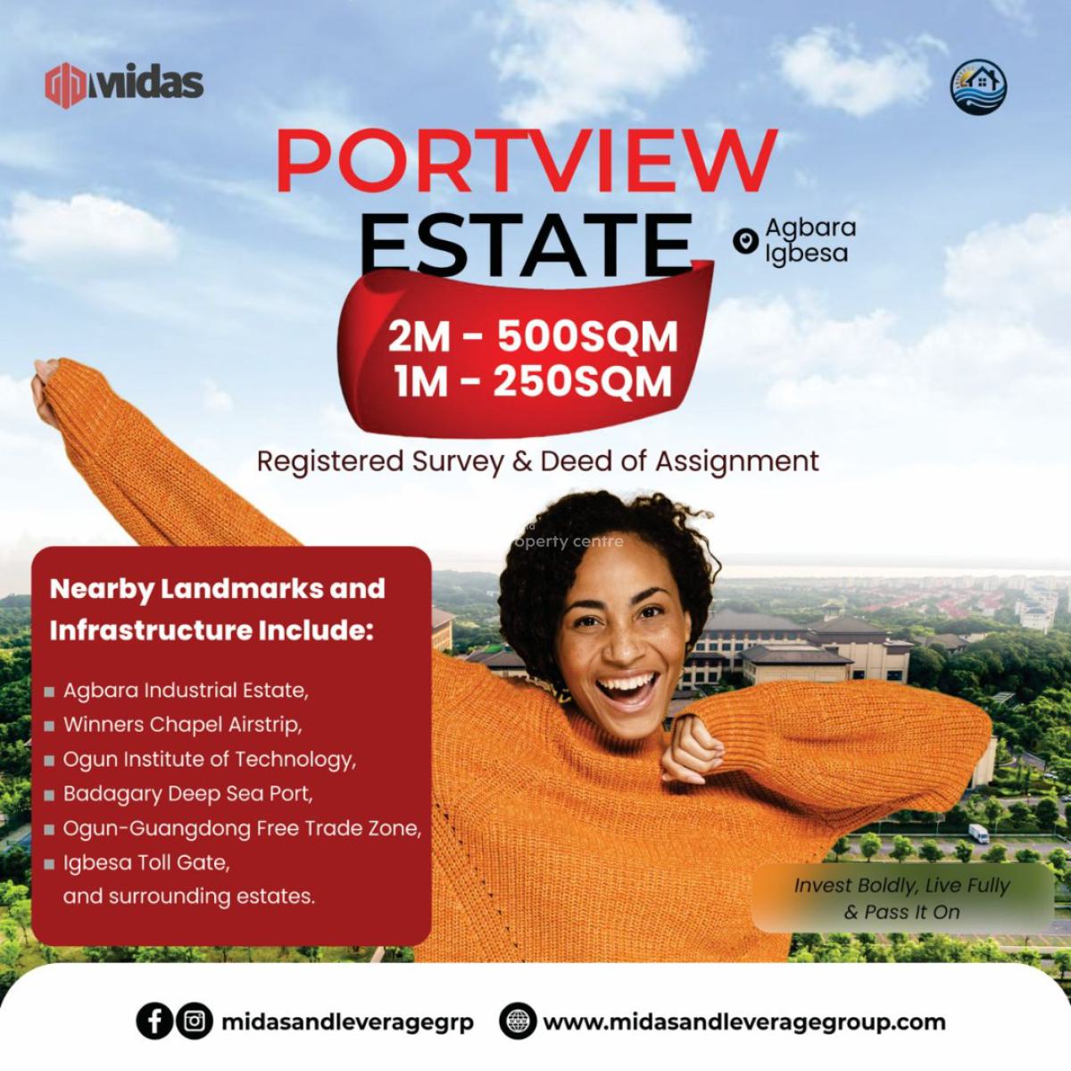 500 Sqm Land, Agbara, Agbara-igbesa, Lagos, Mixed-use Land for Sale