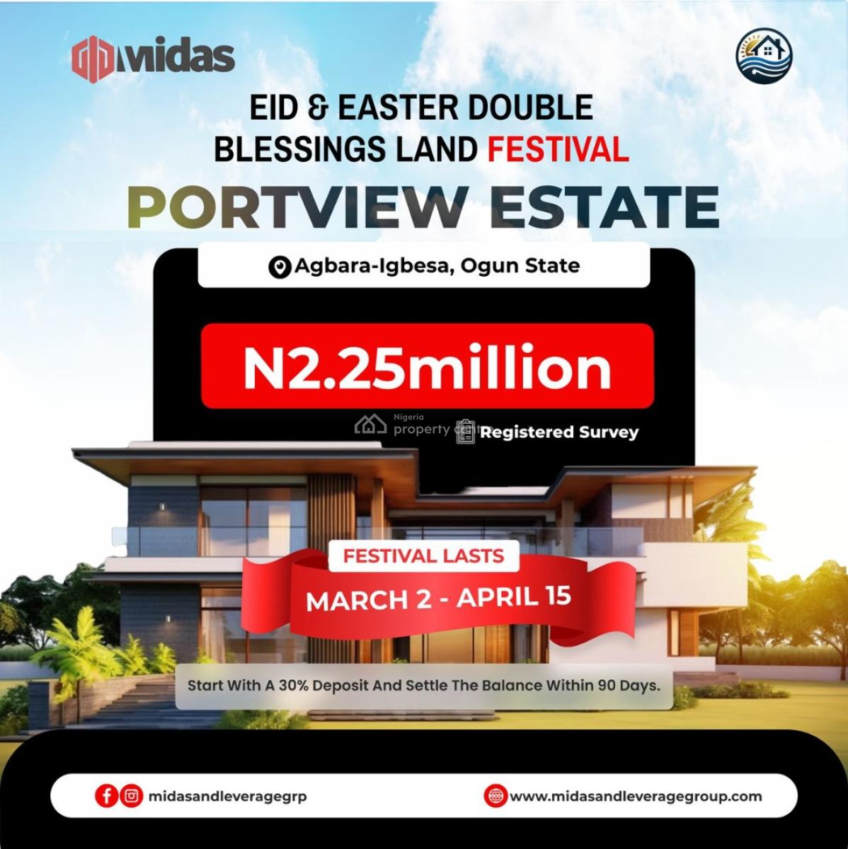 500 Sqm Land, Agbara, Agbara-igbesa, Lagos, Mixed-use Land for Sale