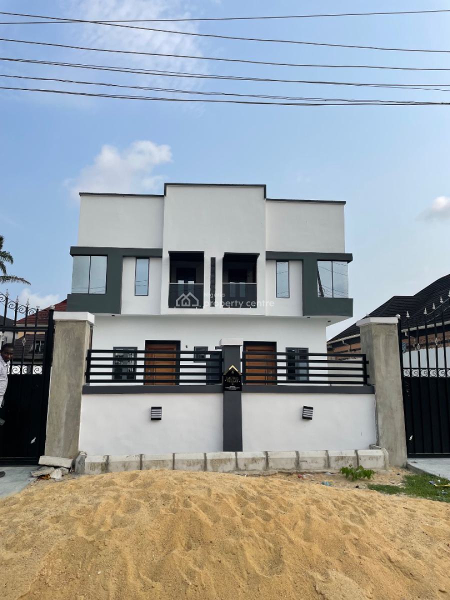 Luxury 4 Bedroom Semi Detached Duplex with Spacious Bq @ Sangotedo, Sunview Estate, Sangotedo, Ajah, Lagos, Semi-detached Duplex for Sale