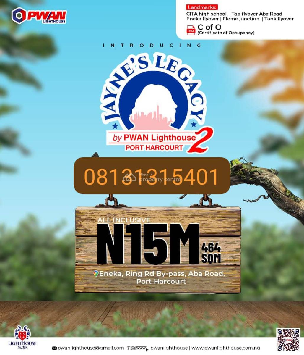 Plots of C of O Land, Igbo Etche, Port Harcourt, Rivers, Mixed-use Land for Sale