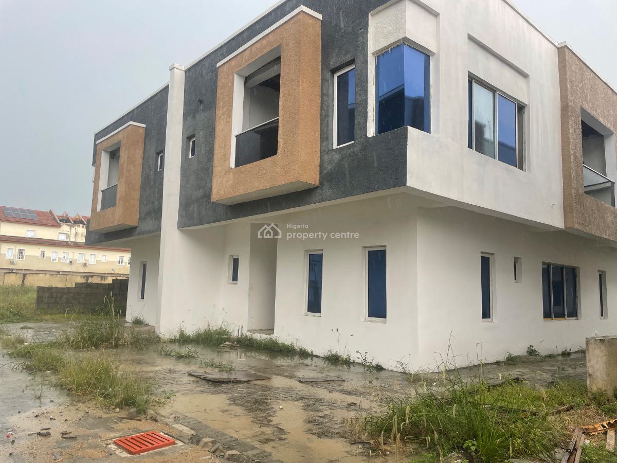 Semi-finished 4 Bedroom Semi Detached Duplex, Paradise Estate, Ajah, Lagos, Semi-detached Duplex for Sale