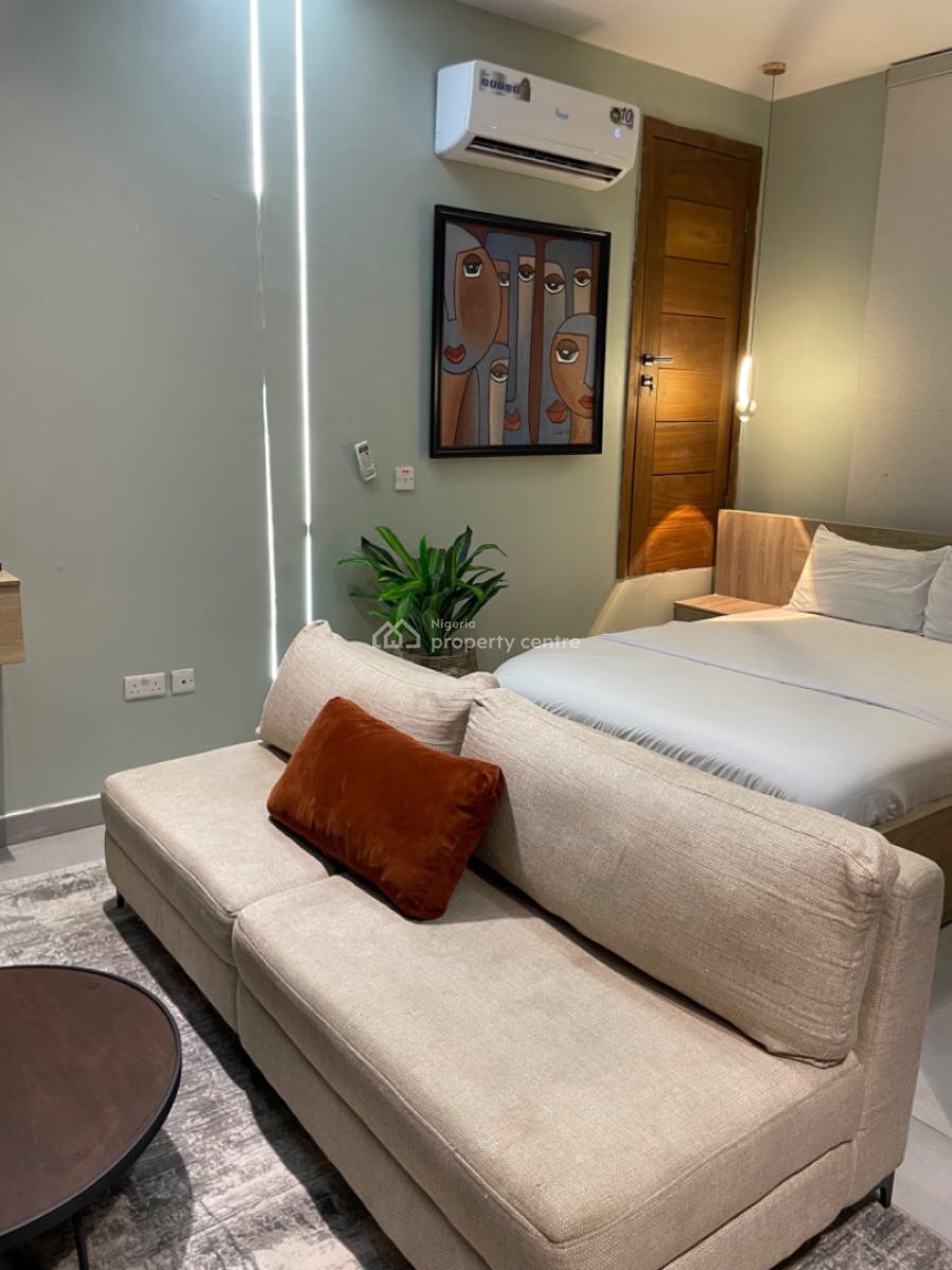 Spacious and Cozy Studio Apartment with a Swimming Pool and Gym, Midak Mew Apartment, Lekki Phase 1, Lekki, Lagos, Mini Flat (room and Parlour) Short Let