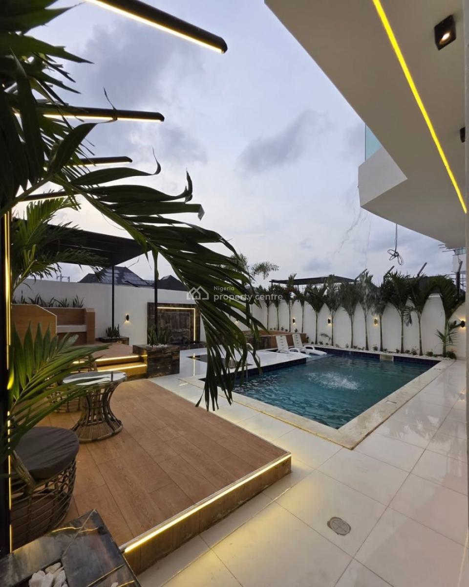 Beautiful 5 Bedroom Detached Duplex with Bq,swimmingpool & Cinema, Chevron, Lekki, Lagos, Detached Duplex for Sale