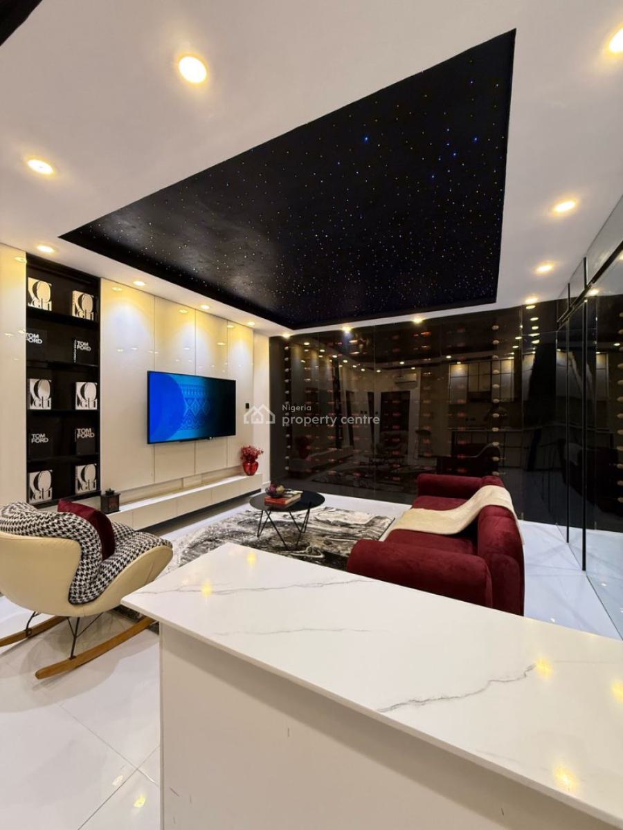 Beautifully Finished Luxury One Bedroom with Cinema, Chevron Drive, Lekki, Lagos, Flat / Apartment Short Let