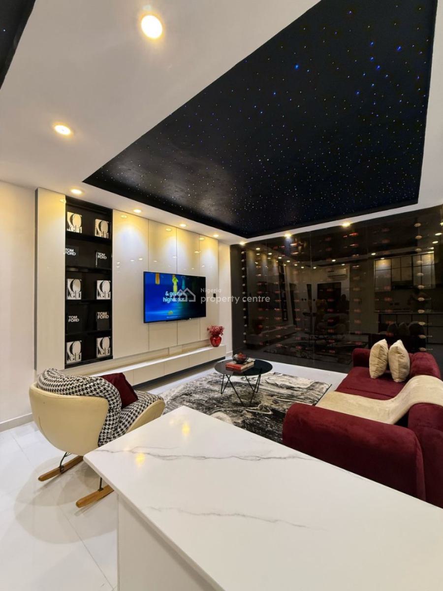 Beautifully Finished Luxury One Bedroom with Cinema, Chevron Drive, Lekki, Lagos, Flat / Apartment Short Let