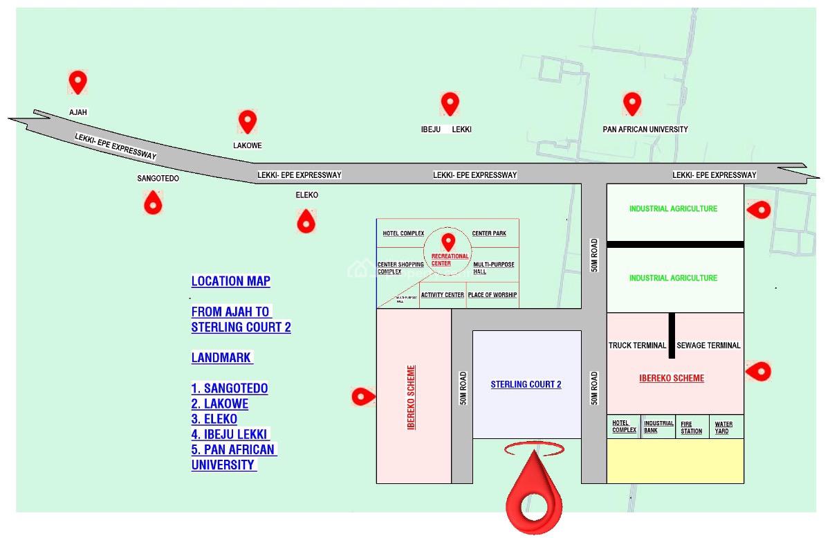 Secure Your Future with  Sterling Courts Phase 2, Igbekado, Eleko, Ibeju Lekki, Lagos, Residential Land for Sale