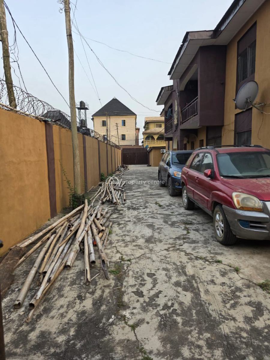 Freshly Renovated Spacious 3 Bedroom Flat (upstairs Or Downstairs), Canal Avenue, Canal Estate, Okota, Isolo, Lagos, Flat / Apartment for Rent