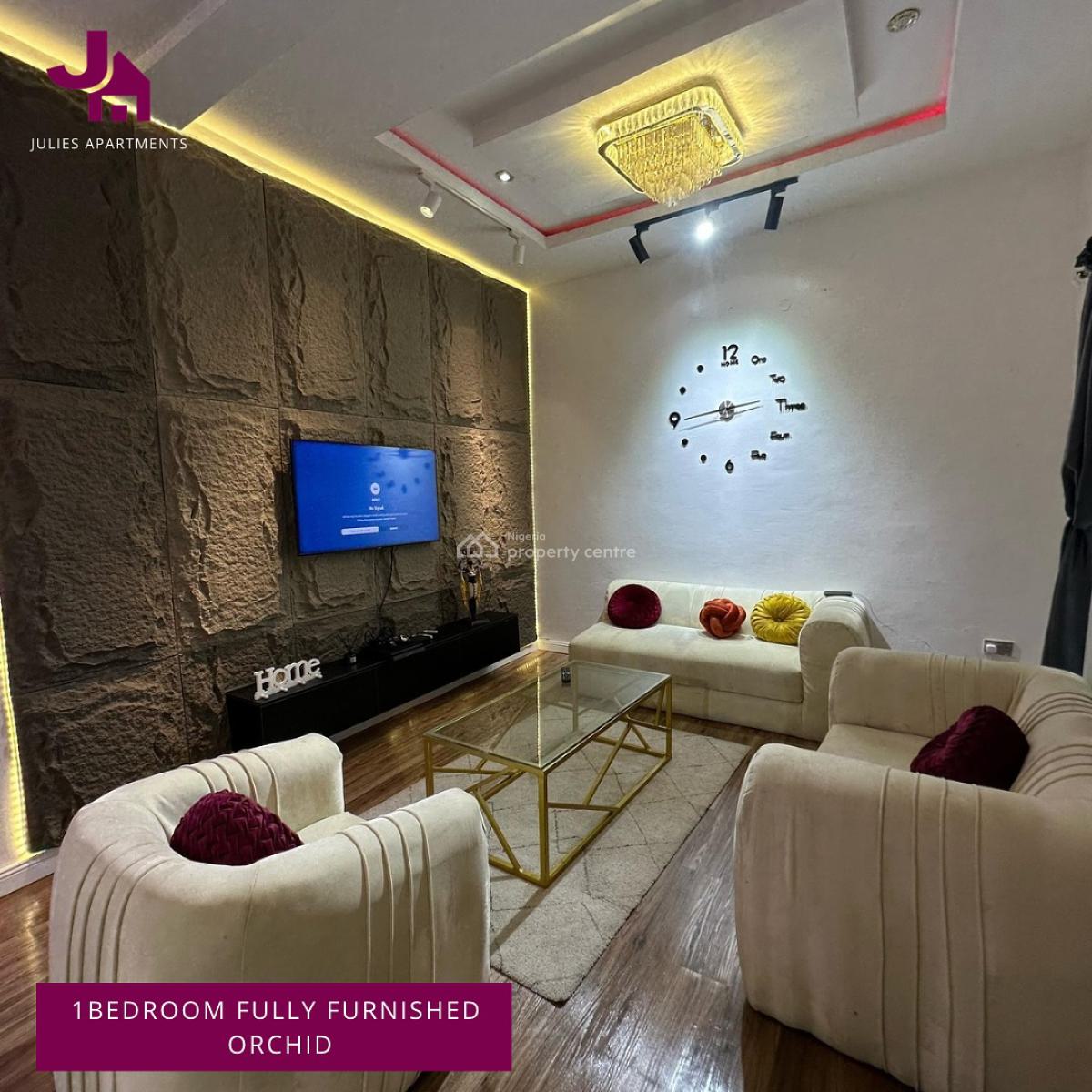 1 Bedroom Apartment with Ps4, Orchid Road, Lekki, Lagos, Flat / Apartment Short Let