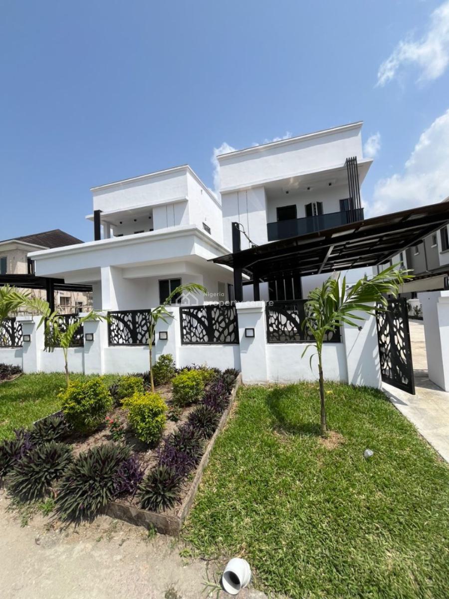 Luxury 5 Bedroom with Boys Quarter, Royal Garden Estate, Sangotedo, Ajah, Lagos, Semi-detached Duplex for Sale