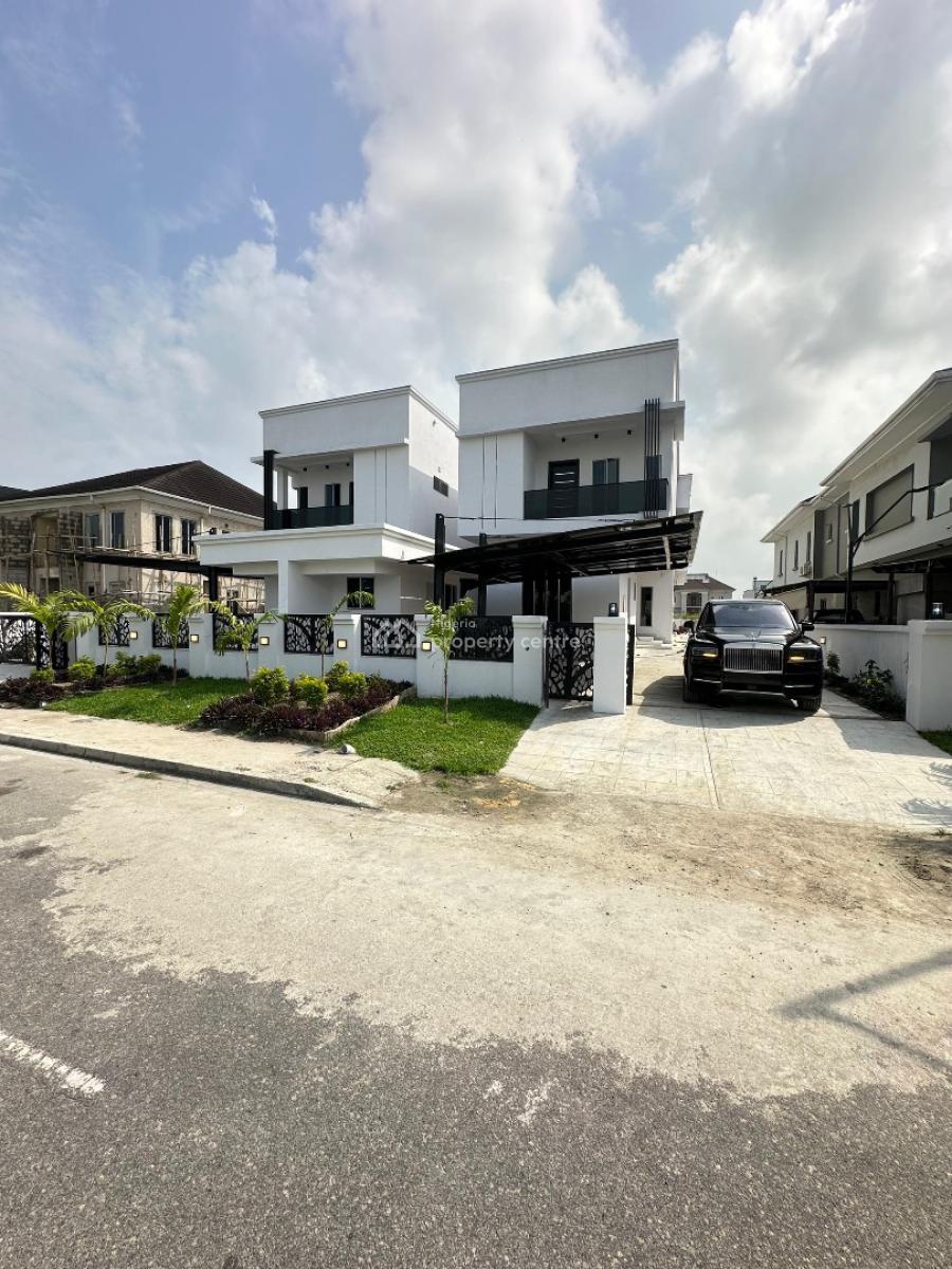 Luxury 5 Bedroom with Boys Quarter, Royal Garden Estate, Sangotedo, Ajah, Lagos, Semi-detached Duplex for Sale