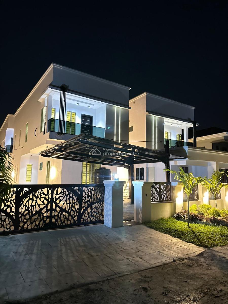 Luxury 5 Bedroom with Boys Quarter, Royal Garden Estate, Sangotedo, Ajah, Lagos, Semi-detached Duplex for Sale