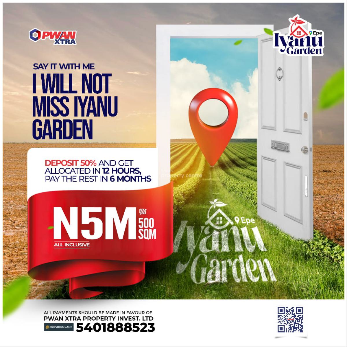 a Strategic Land You Would Not Want to Miss, Iyanu Garden Estate, Epe, Lagos, Land for Sale