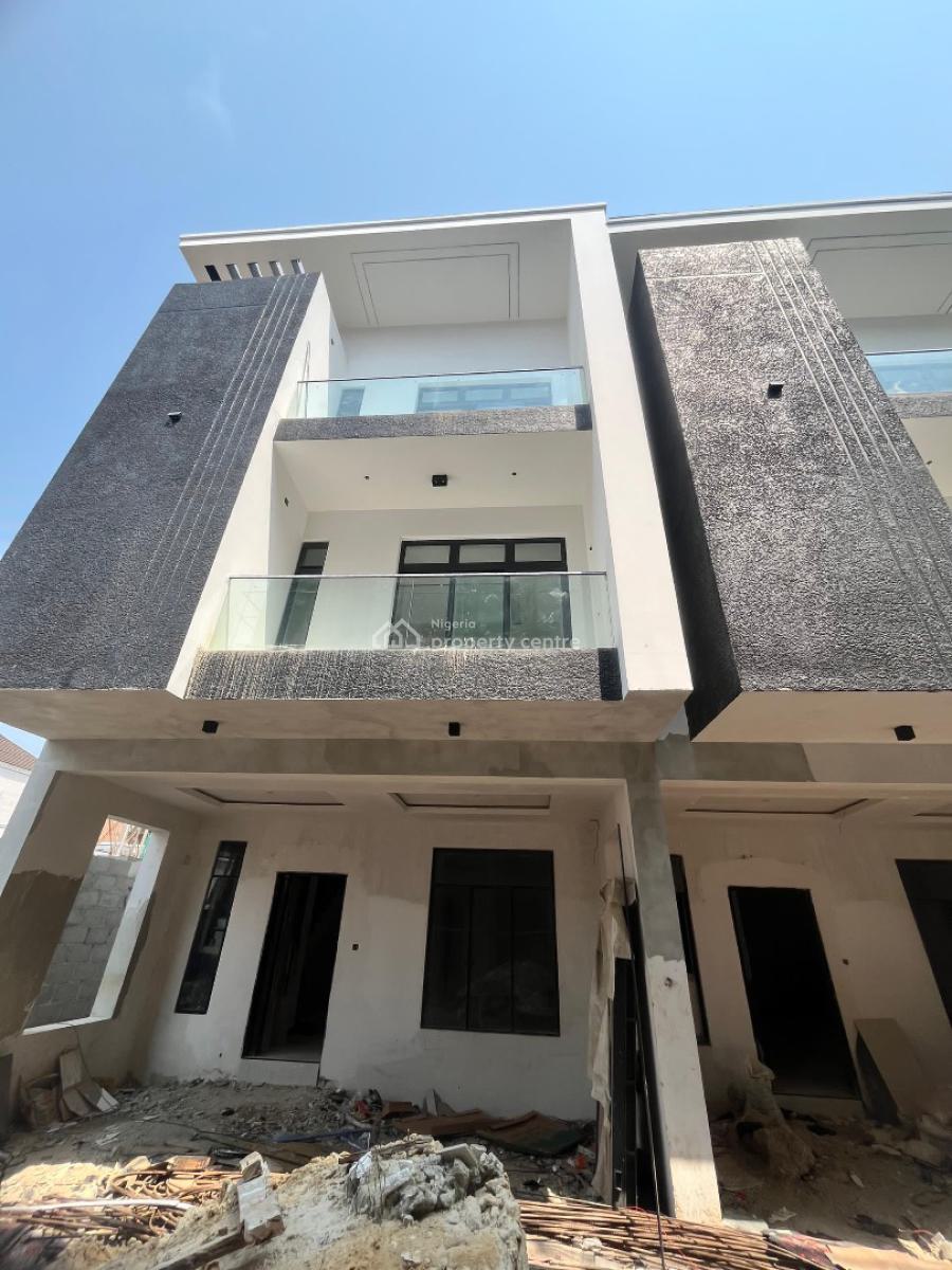 4 Bedroom Terrace Duplex with Bq, Ikate, Lekki, Lagos, Terraced Duplex for Sale