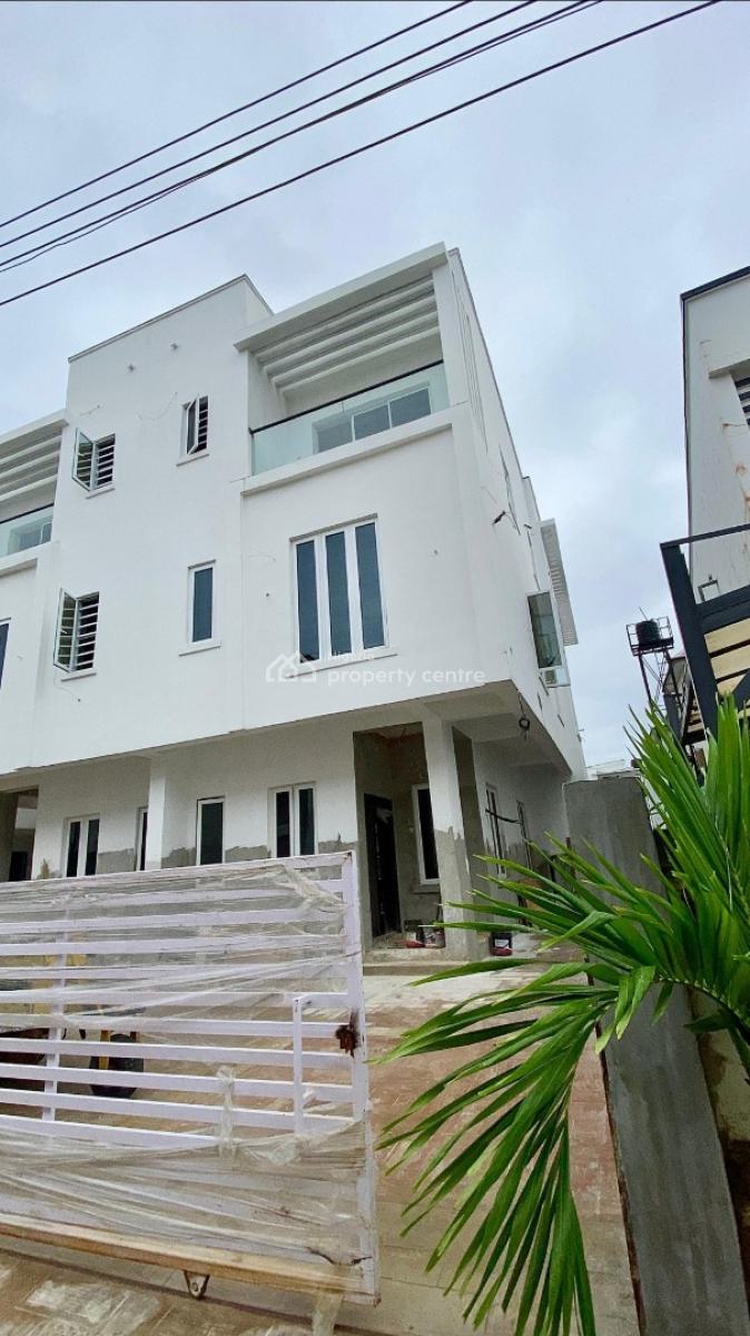 Luxury 5 Bedroom Semi-detached House with Bq and 10 Kva Solar System, Ocean Bay Estate, Orchid Road, Chevron, Lekki, Lagos, Semi-detached Duplex for Sale