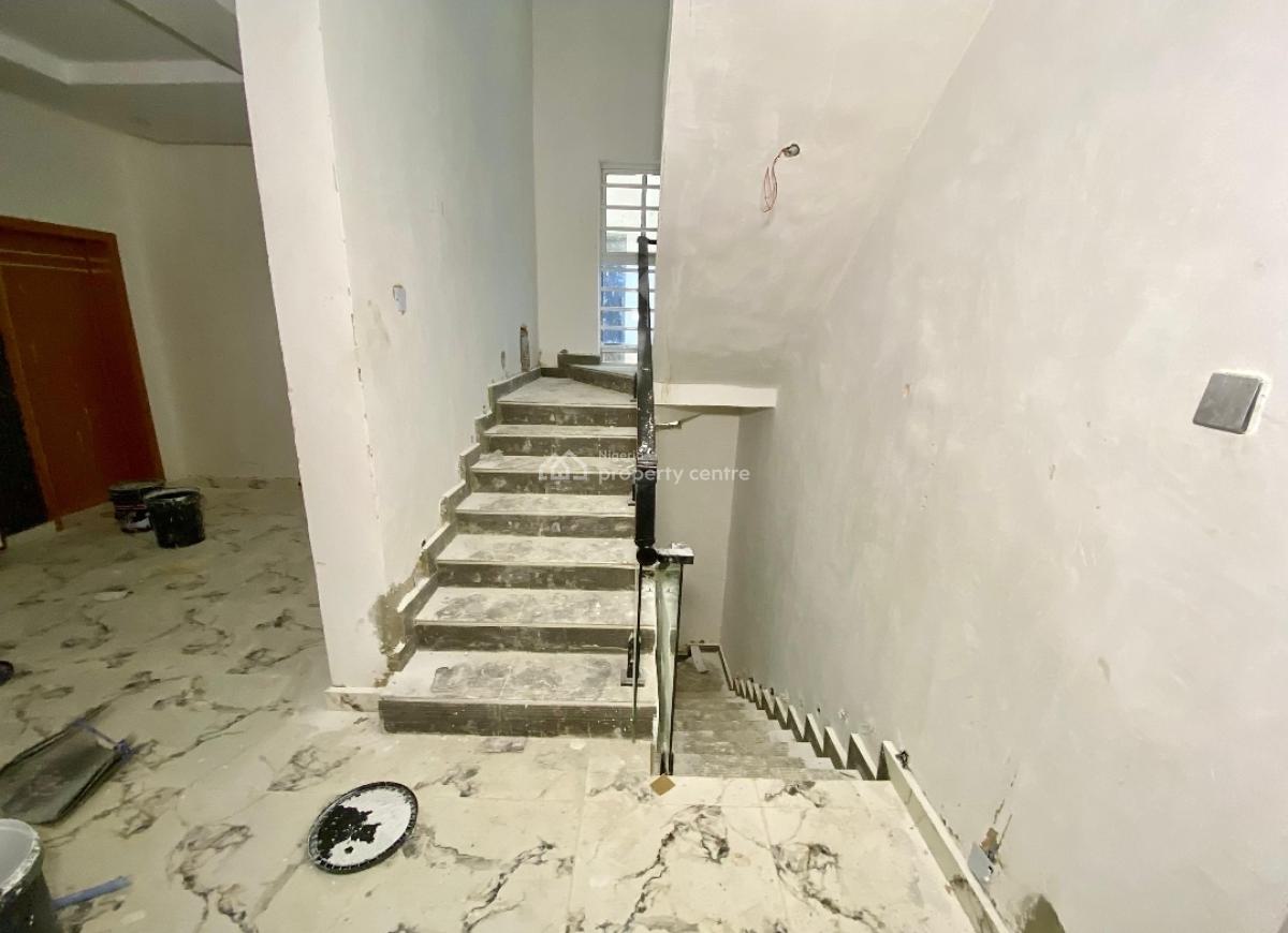 Luxury 5 Bedroom Semi-detached House with Bq and 10 Kva Solar System, Ocean Bay Estate, Orchid Road, Chevron, Lekki, Lagos, Semi-detached Duplex for Sale