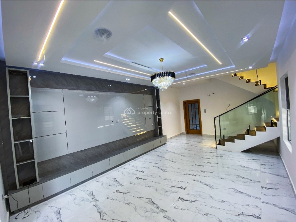 Luxury 5 Bedroom Semi-detached House with Bq and 10 Kva Solar System, Ocean Bay Estate, Orchid Road, Chevron Toll Gate, Lekki, Lagos, Semi-detached Duplex for Sale