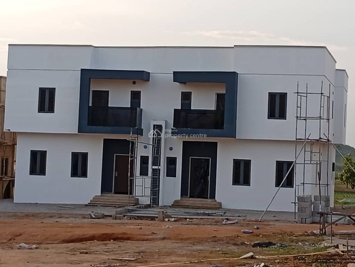 4 Bedroom Semi Detached Duplex with Bq, C of O, Brain and Hammers, Airport Road, Lugbe District, Abuja, Semi-detached Duplex for Sale