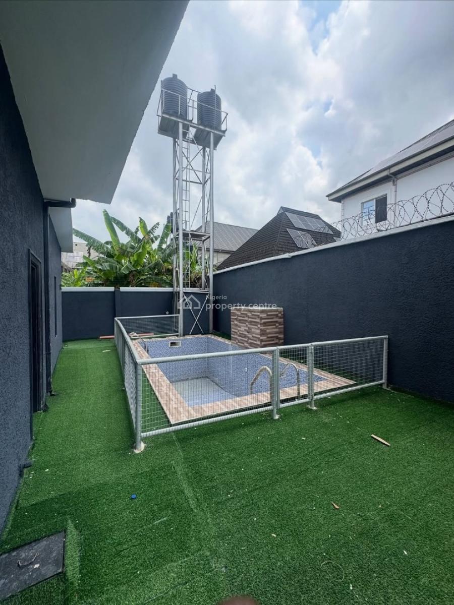 Contemporary 5 Bedroom Duplex with Alexa, Pool, Patio, Cinema, New Road, Adageorge, Port Harcourt, Rivers, Detached Duplex for Sale