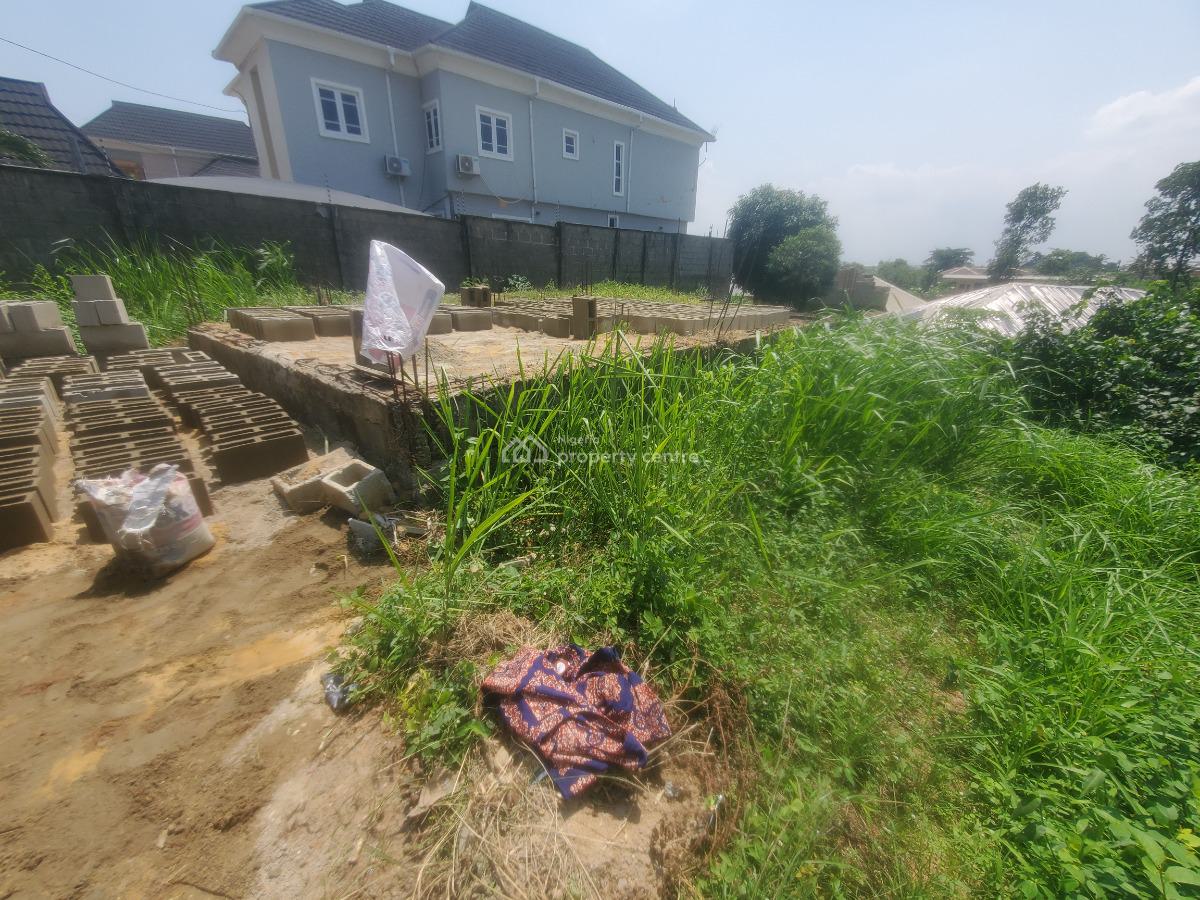Standard Plot of Land with a Foundation, Alogba Estate, Ikorodu, Lagos, Residential Land for Sale