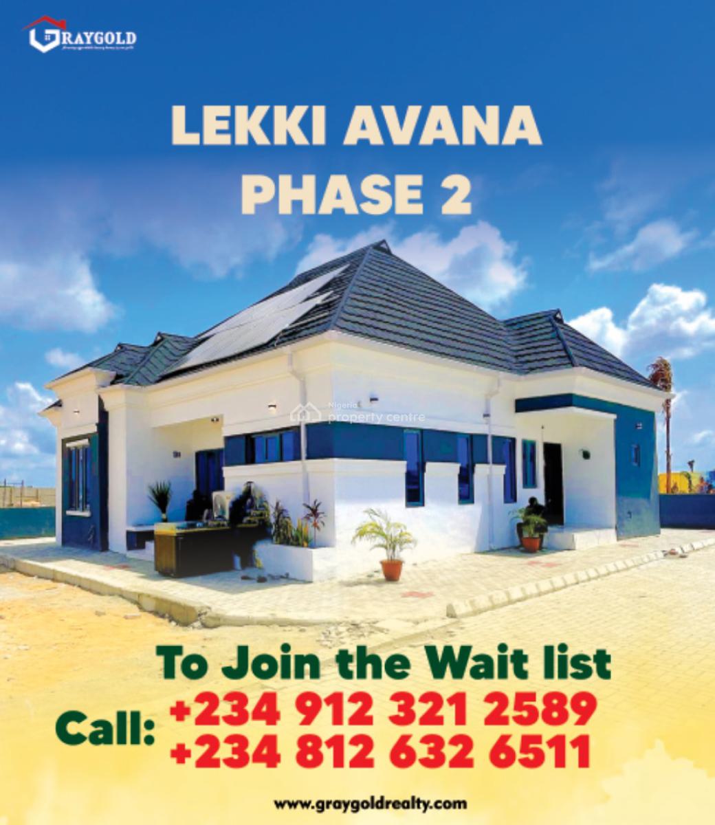 Luxury Lekki Avana Bungalows and Resorts Updates, Idera Scheme, Eleko, Ibeju Lekki, Lagos, Detached Bungalow for Sale