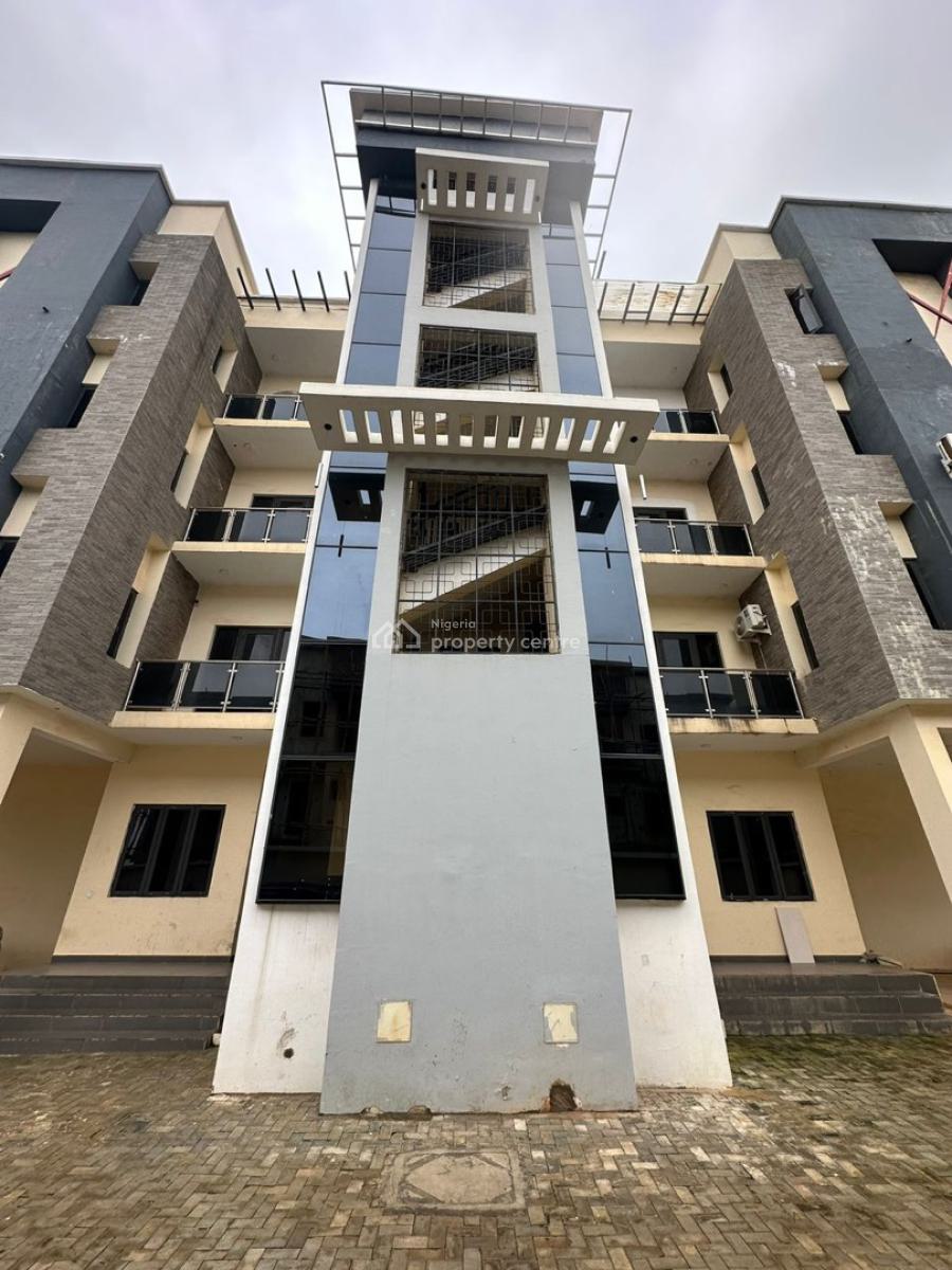 Brand New & Serviced 3 Bedrooms Flat, Gym, Rooftop Lounge, Bq, Jahi, Abuja, Flat / Apartment for Sale