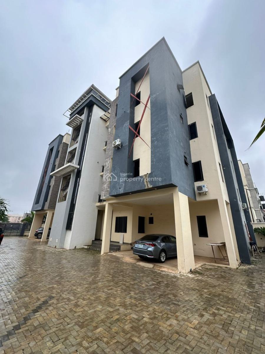 Brand New & Serviced 3 Bedrooms Flat, Gym, Rooftop Lounge, Bq, Jahi, Abuja, Flat / Apartment for Sale