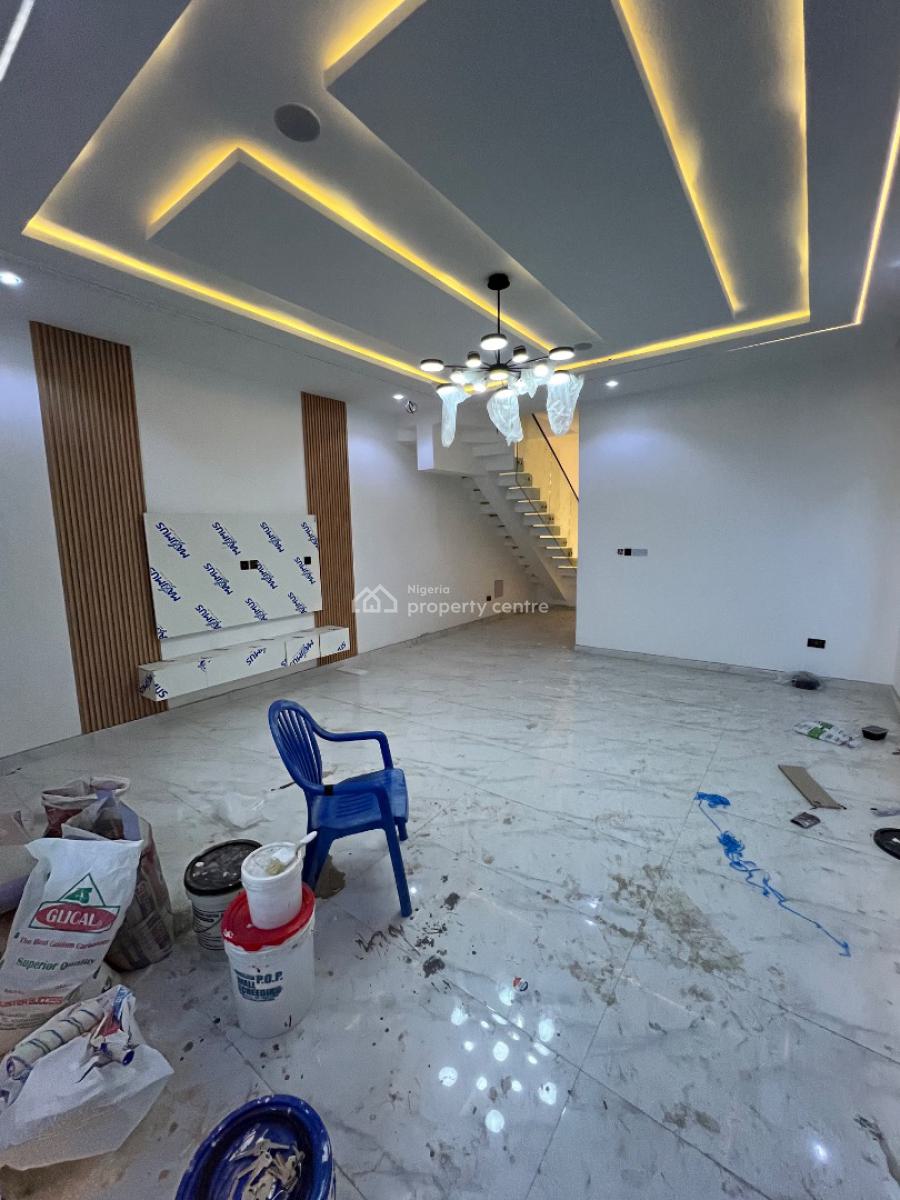 Contemporary Designed 4 Bedroom Semi Detached Duplex with a Bq., Ikota, Lekki, Lagos, Semi-detached Duplex for Sale