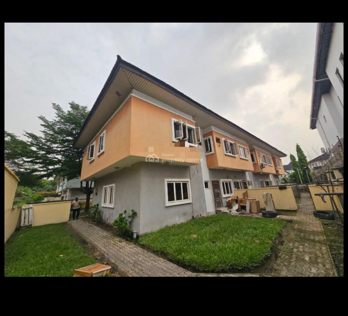 Luxury 4 Bedrooms Terrace Duplex, Osapa, Lekki, Lagos, Terraced Duplex for Rent