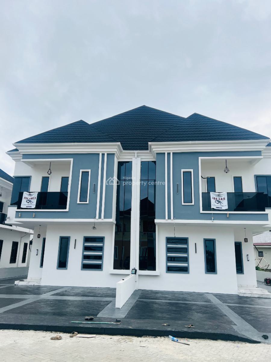 4 Bedroom Semi Detached Duplex in an Estate with 24 Hours Electricity, Sapphire Garden Estate, Awoyaya, Ibeju Lekki, Lagos, Semi-detached Duplex for Sale