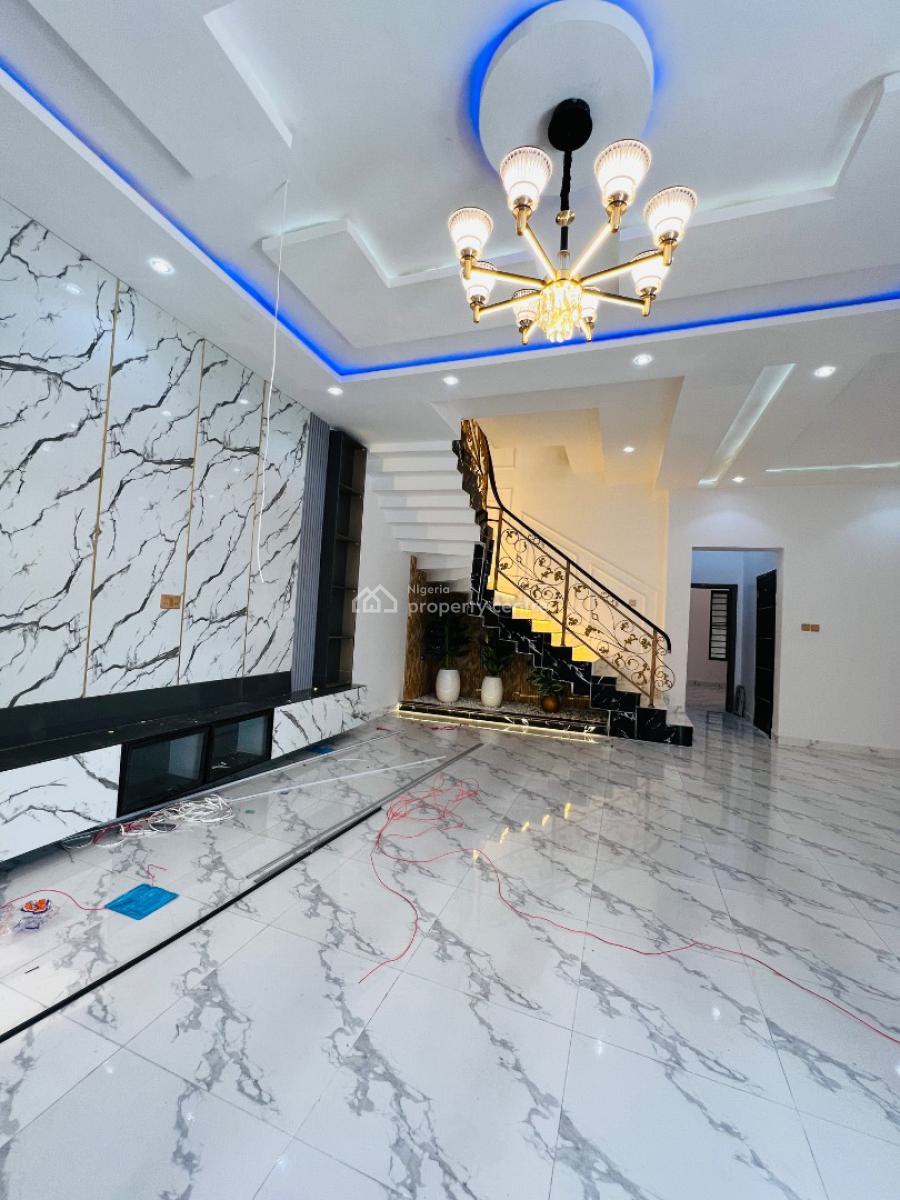 4 Bedroom Semi Detached Duplex in an Estate with 24 Hours Electricity, Sapphire Garden Estate, Awoyaya, Ibeju Lekki, Lagos, Semi-detached Duplex for Sale