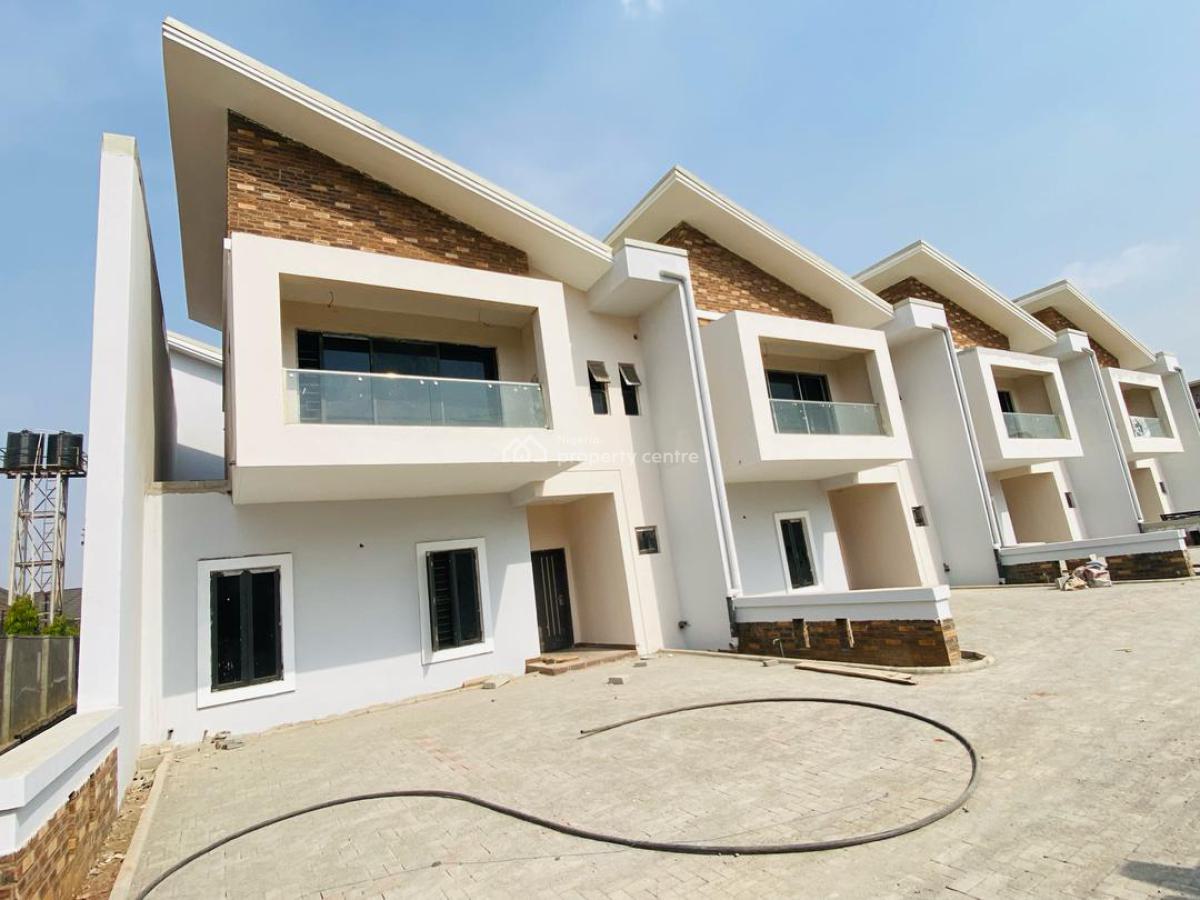 Newly Built 4 Bedroom Terrace Duplex with Bq, Jahi, Abuja, Terraced Duplex for Sale