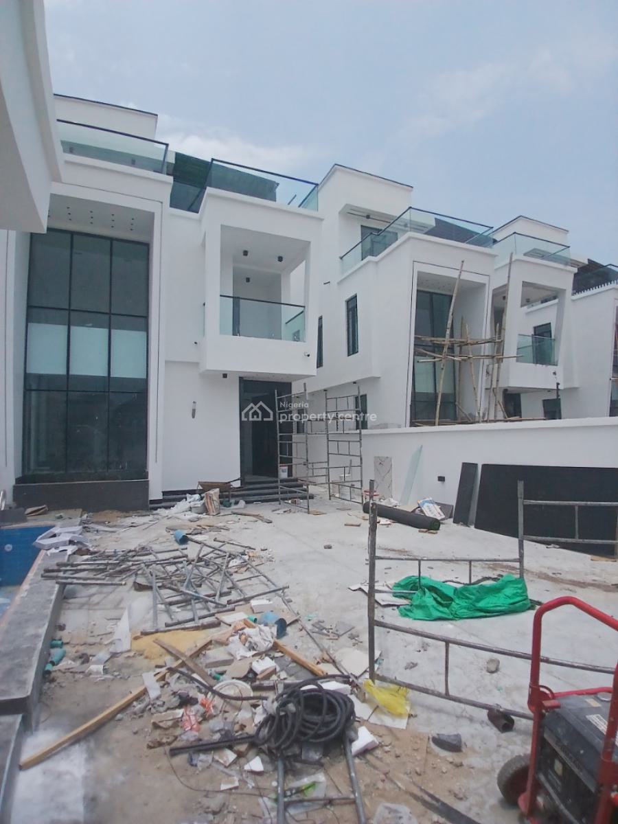 Gigantic 5 Bedroom Fully Detached Duplex with Bq, Rooftop Terrace, Lekki Phase 1, Lekki, Lagos, Detached Duplex for Sale